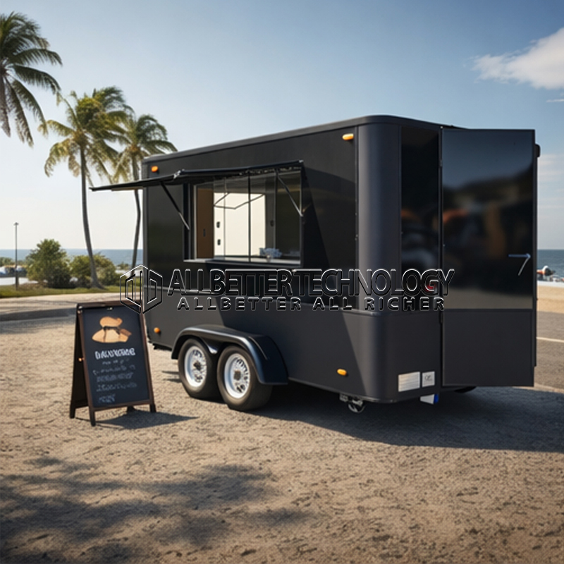 Vintage Coffee Equipment - Allbetter Vintage foodtrucktrailer met CE-gecertificeerde koffiebar,
