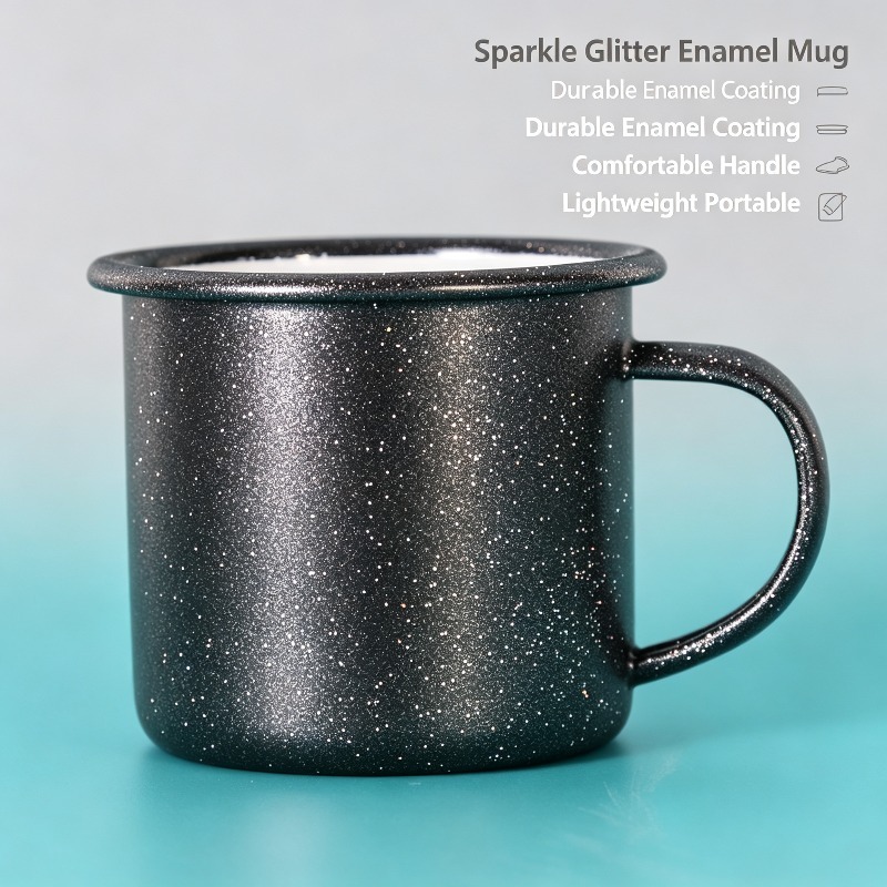 Vintage Coffee Equipment - Vintage mok met een emaillering en