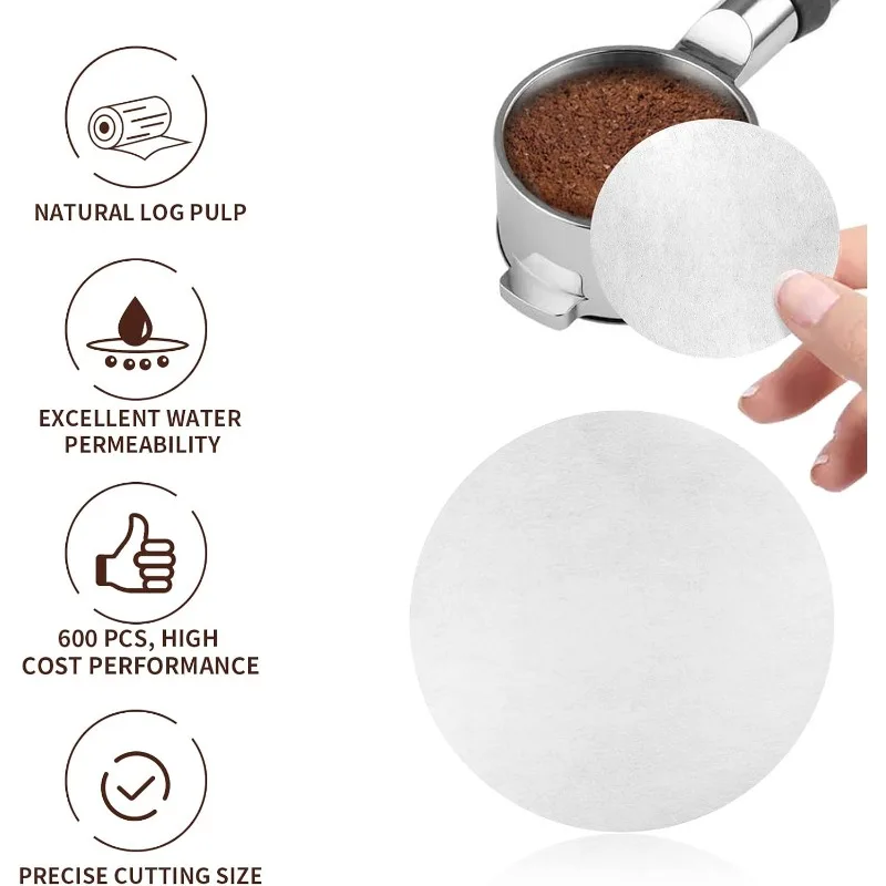 500/1000 stuks koffiefilters v - Portafilter 58Mm recensie en prijs