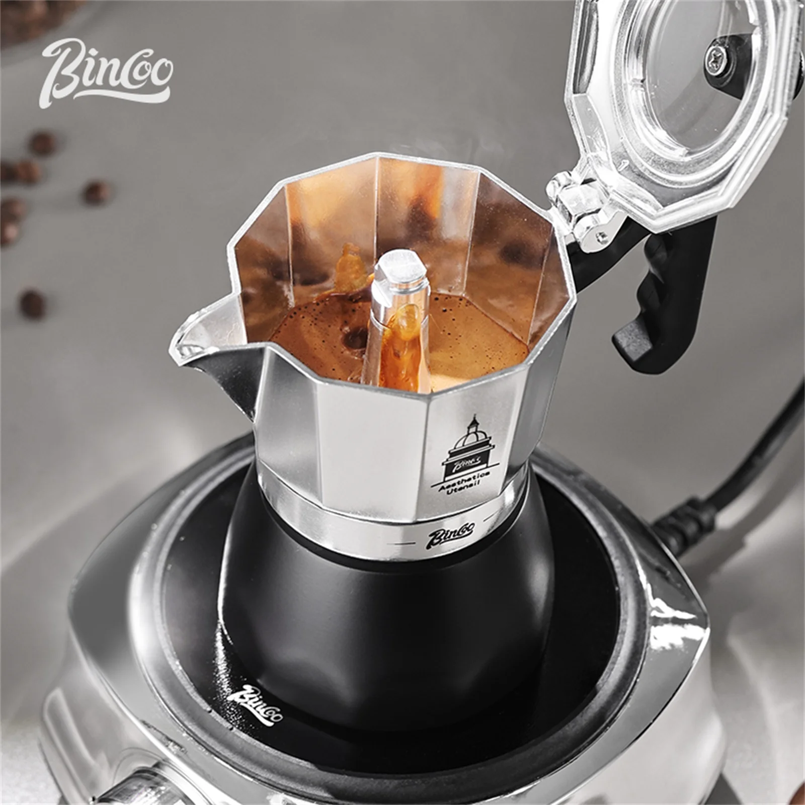 BINCOO Moka Pot met dubbele kl - Coffee Equipment Tools recensie en prijs