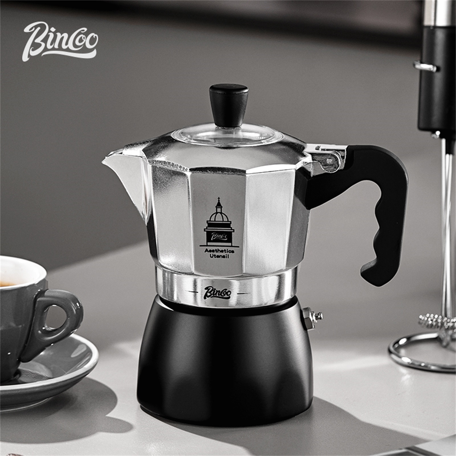 BINCOO Moka Pot met dubbele kl - Coffee Equipment Tools recensie en prijs