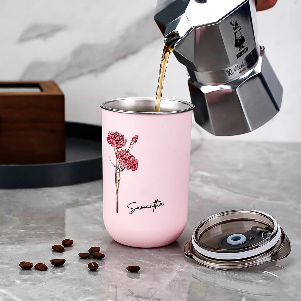 Gepersonaliseerde geboortebloe - Coffee Equipment With Name recensie en prijs