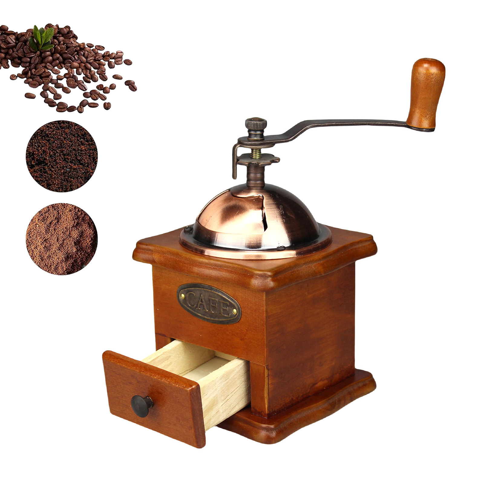 Antieke Handmatige Koffiemolen - Vintage Coffee Equipment recensie en prijs