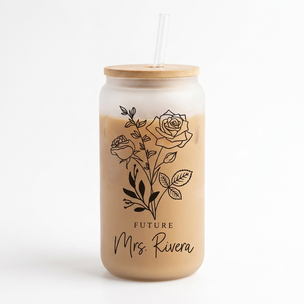 Gepersonaliseerde glazen beker - Coffee Equipment With Name recensie en prijs